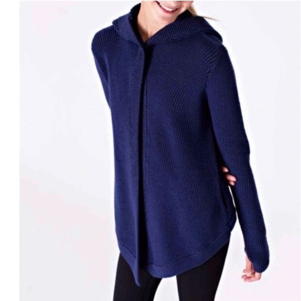 Ivivva by Lululemon To The Moon and Back Hooded Cardigan in Navy 14 (Girl)